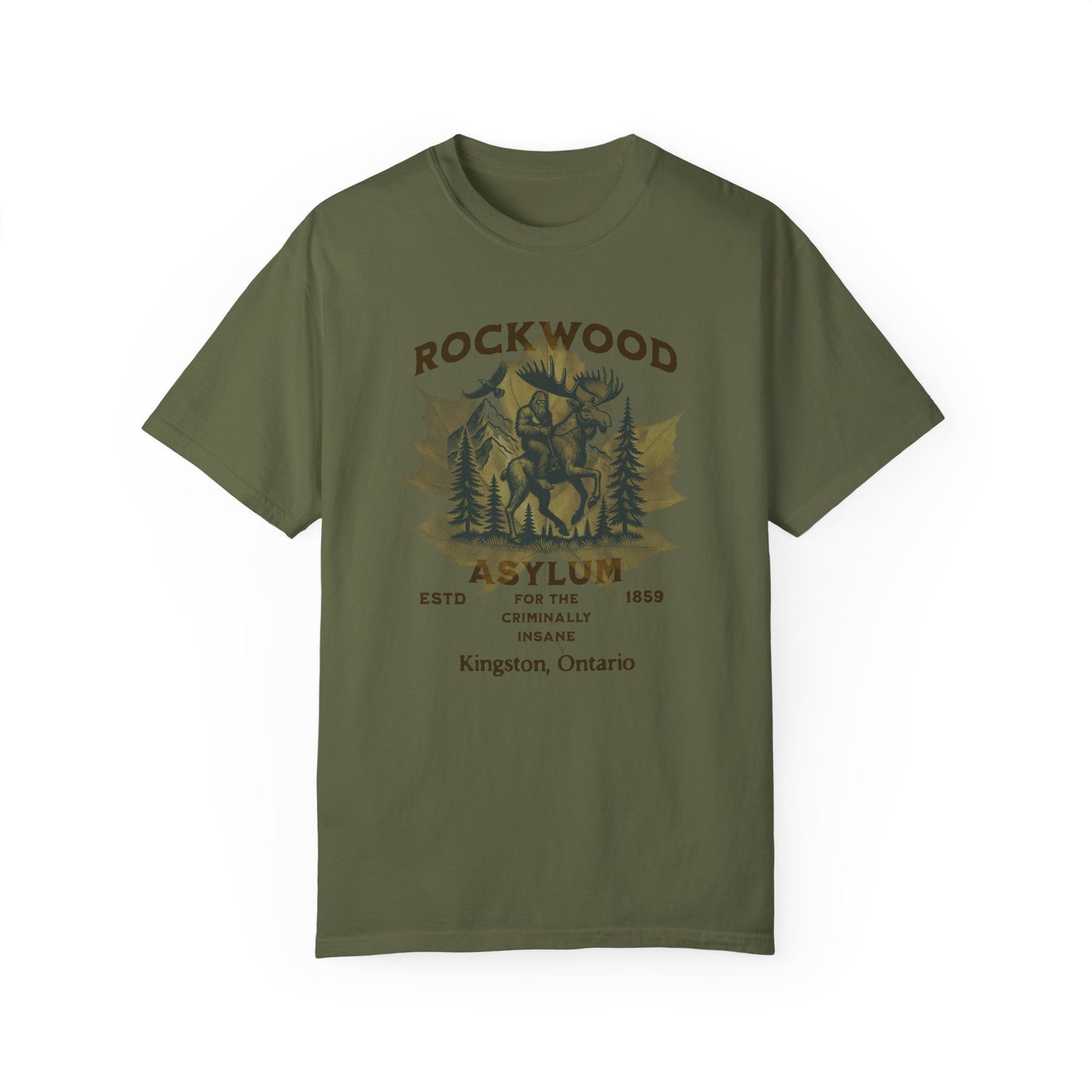 Vintage Canadian Insane Asylum Unisex T-shirt - Rockwood Insane Asylum Canada Mental Health History