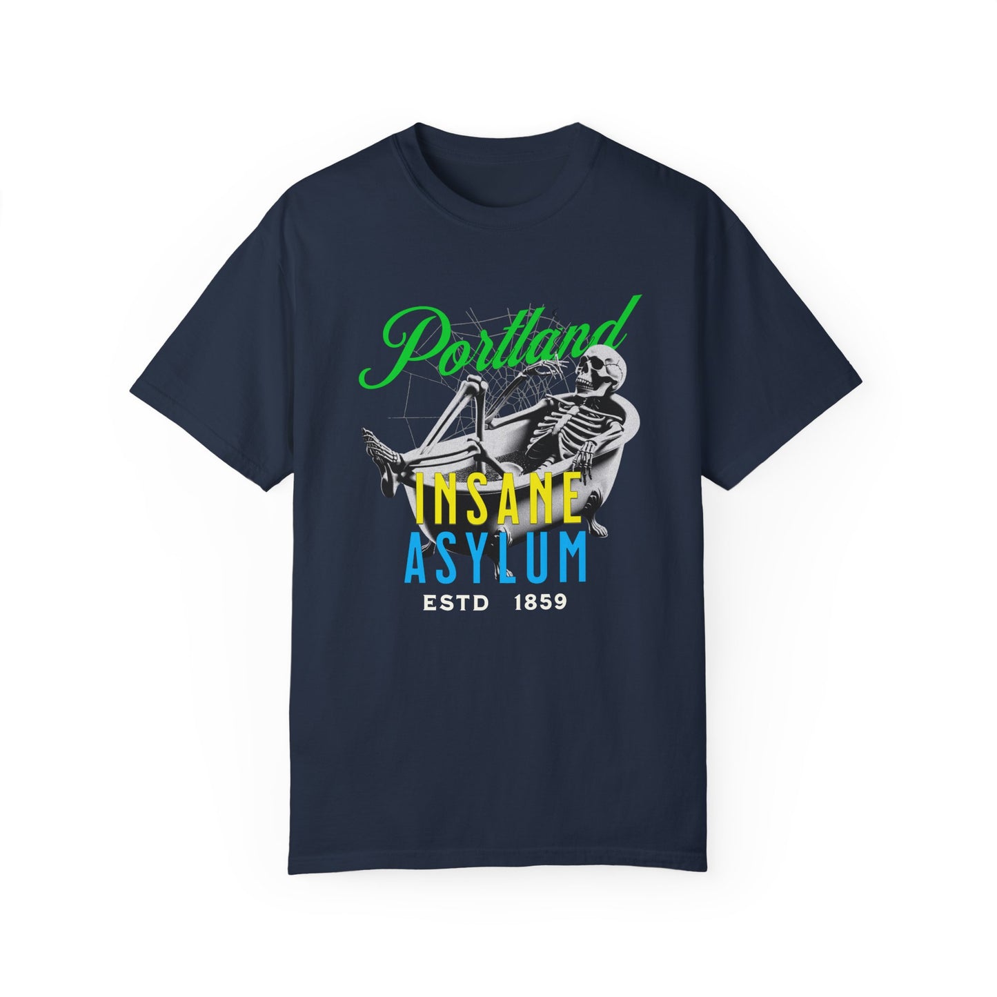 Portland Insane Asylum Unisex T-shirt - Vintage Portland Oregon 1800's