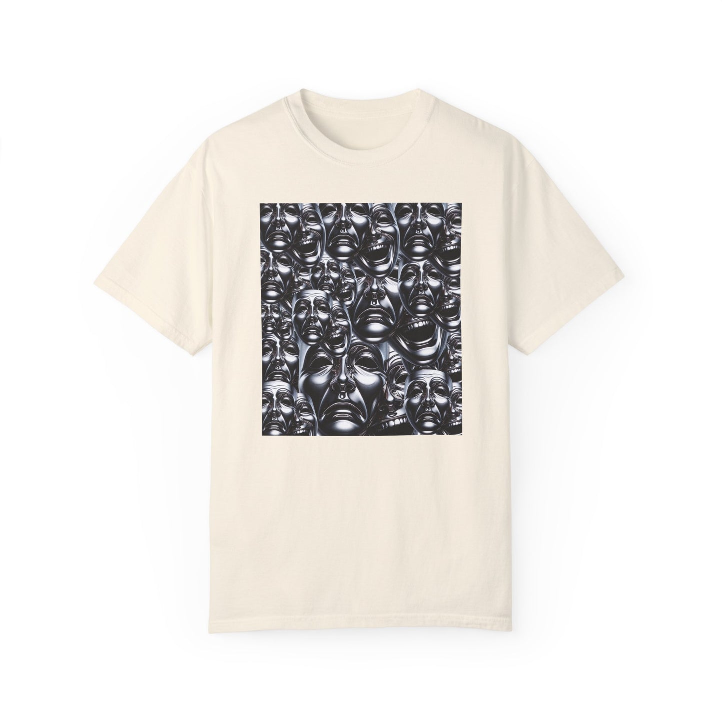 Comedy/Tragedy Faces for Mental Health Awareness Unisex T-shirt