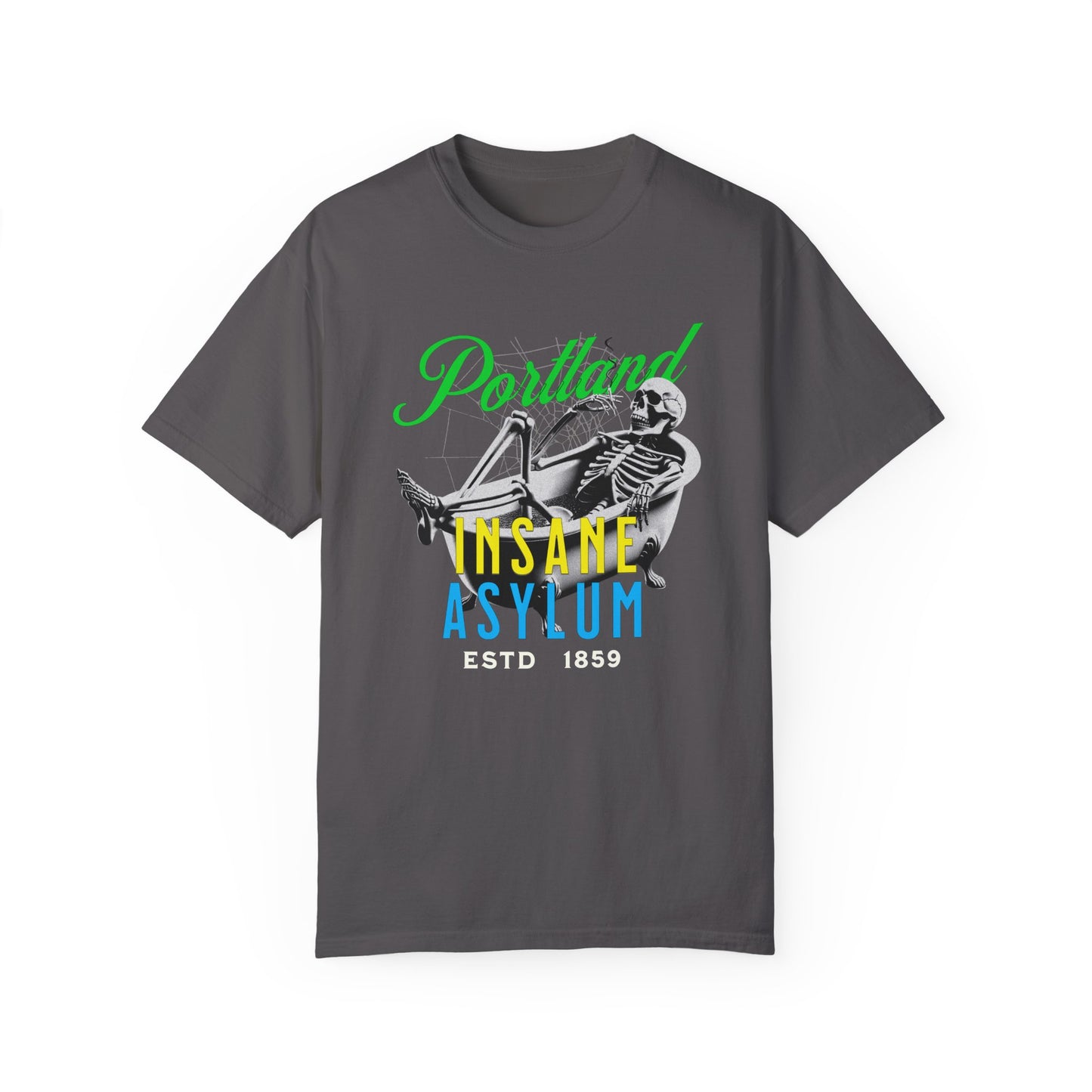 Portland Insane Asylum Unisex T-shirt - Vintage Portland Oregon 1800's