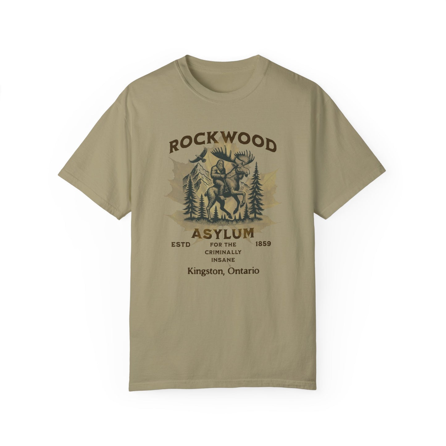 Vintage Canadian Insane Asylum Unisex T-shirt - Rockwood Insane Asylum Canada Mental Health History