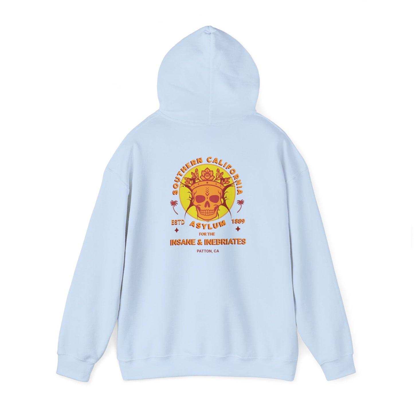 Hooded Sweatshirt Southern California Insane Asylum Mental Health History Awareness