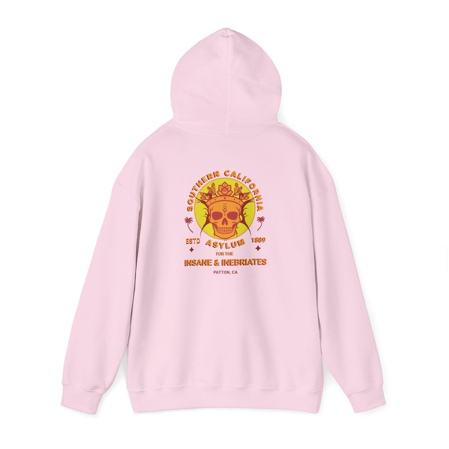 Hooded Sweatshirt Southern California Insane Asylum Mental Health History Awareness