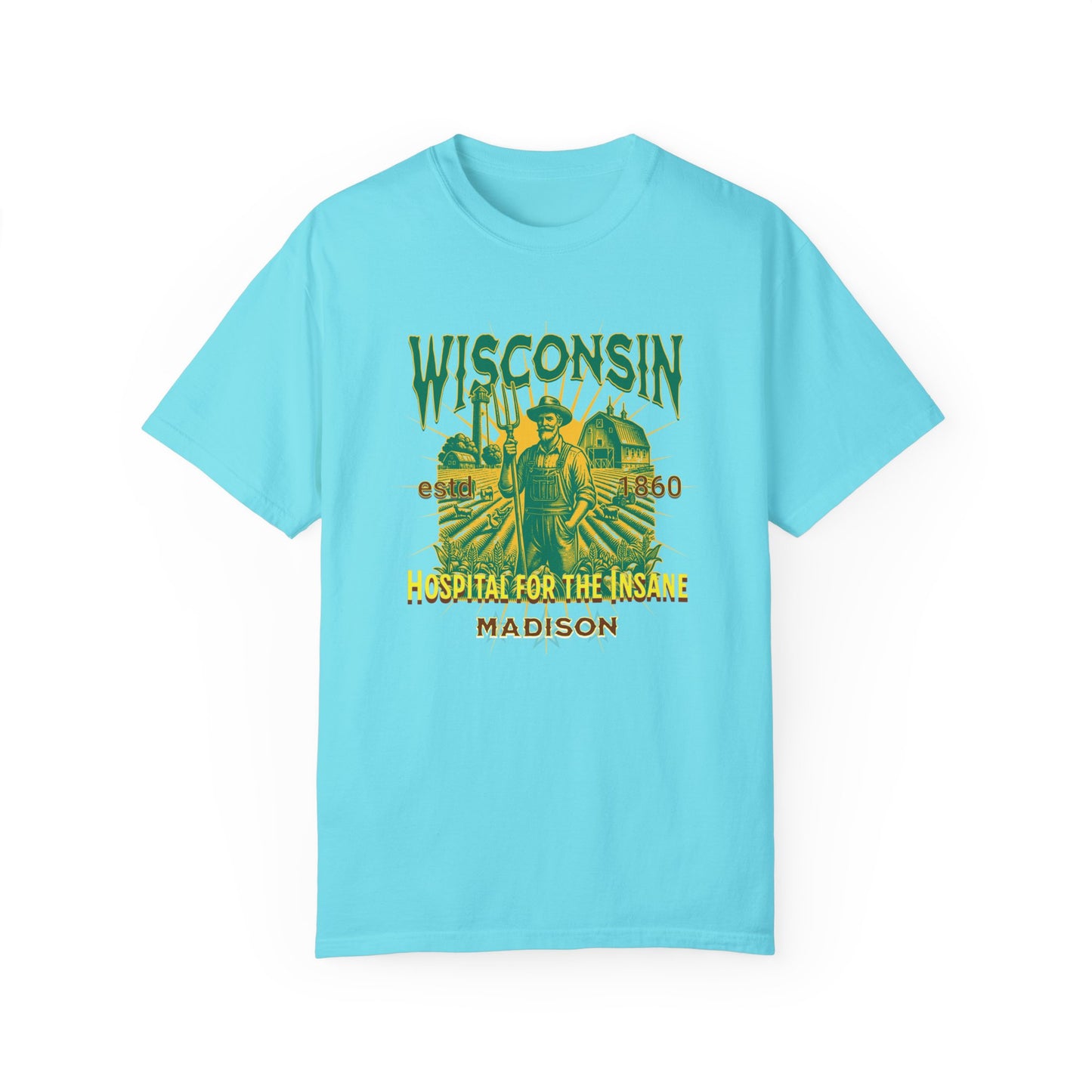 Wisconsin Insane Asylum Mental Health Awareness Tee - Vintage T-shirt