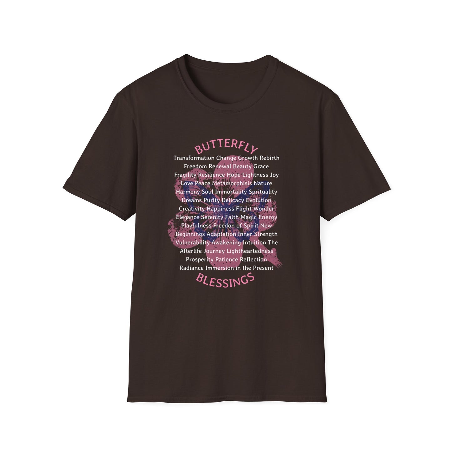Butterfly Blessings Unisex T-Shirt for Mental Health Awareness