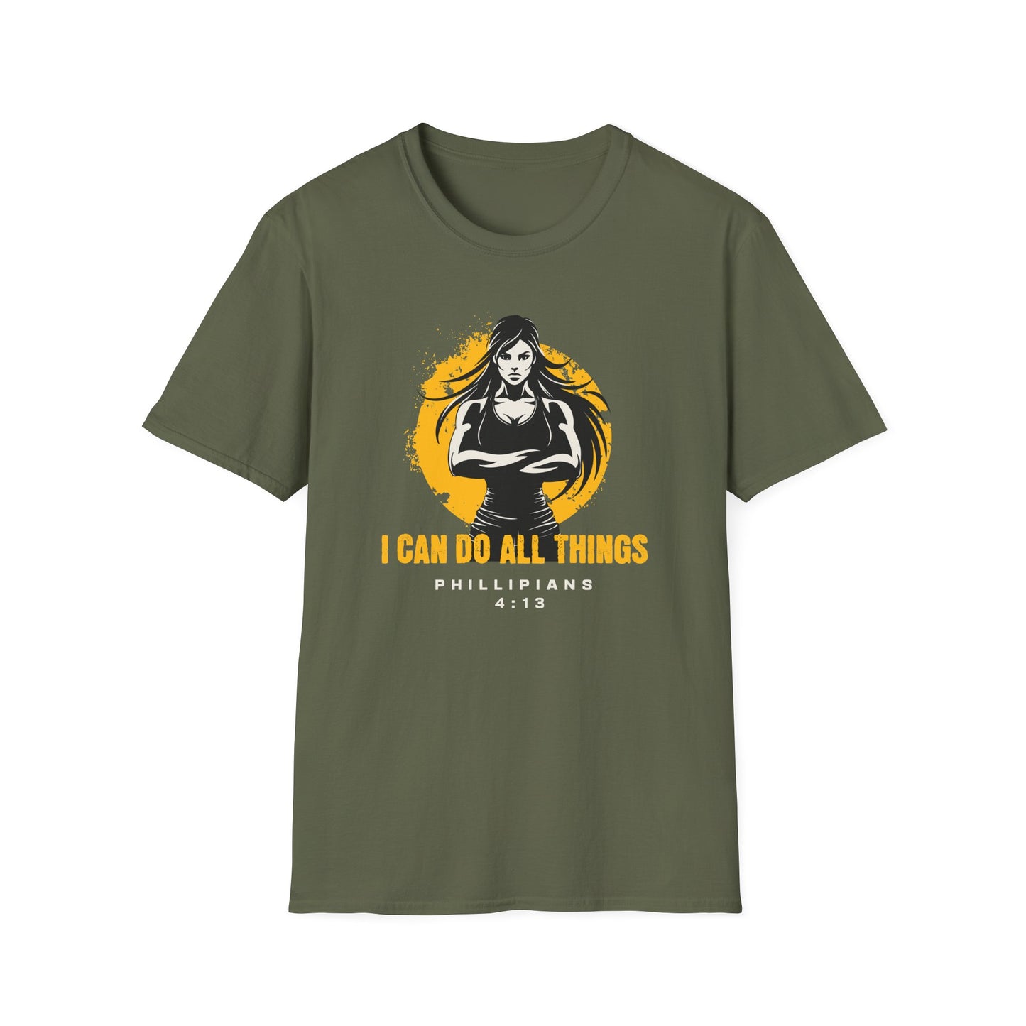 Inspirational Unisex Softstyle T-Shirt - "I Can Do All Things"