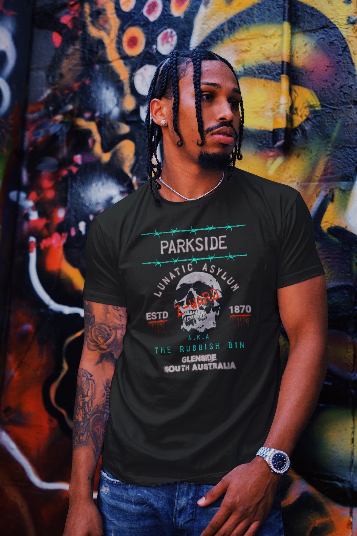 Parkside Insane Asylum Mental Health Awareness T-shirt
