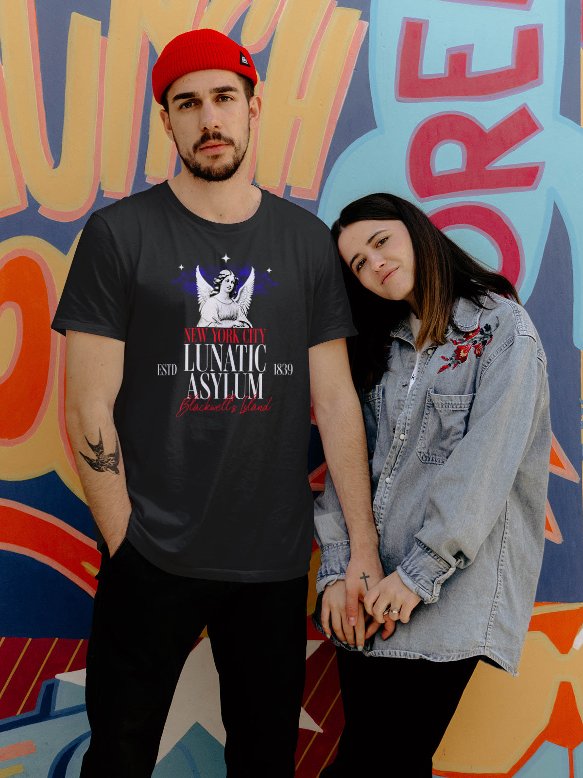 NYC Lunatic Asylum Unisex Mental Awareness T-shirt