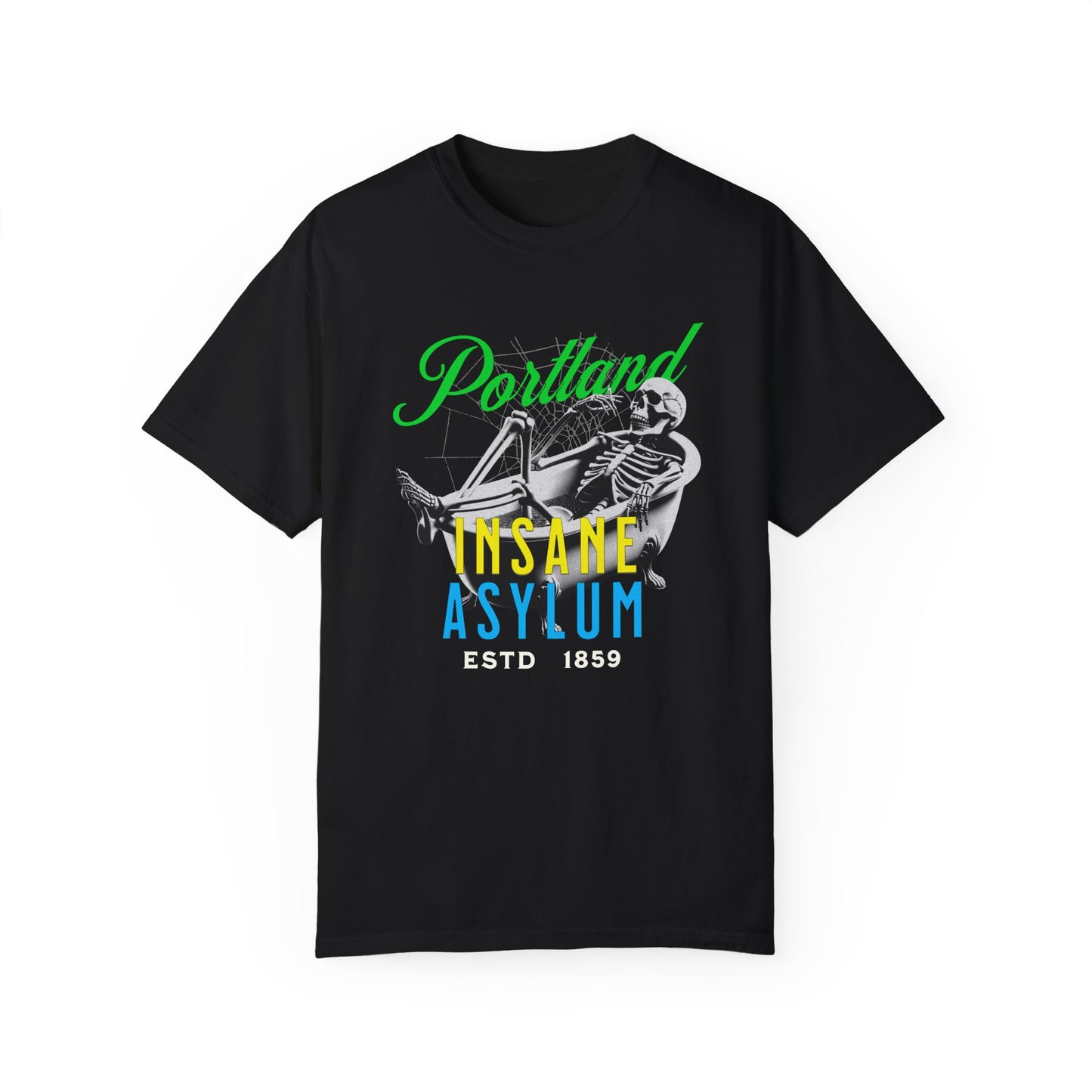 Portland Insane Asylum Unisex T-shirt - Vintage Portland Oregon 1800's