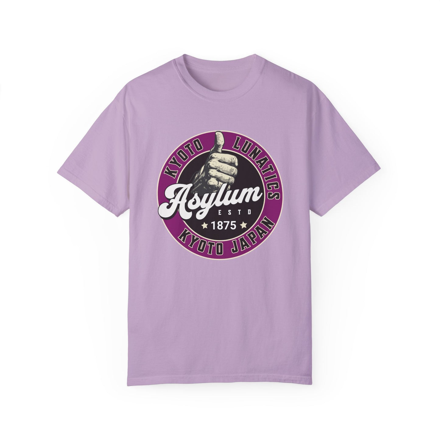 Vintage Kyoto Japan Lunatic Asylum T-Shirt - Unisex Garment-Dyed Tee