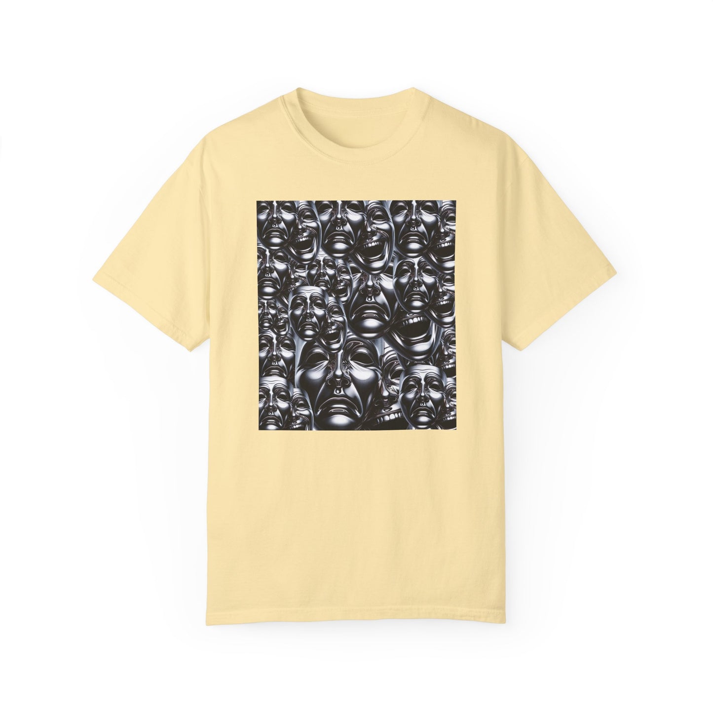 Comedy/Tragedy Faces for Mental Health Awareness Unisex T-shirt