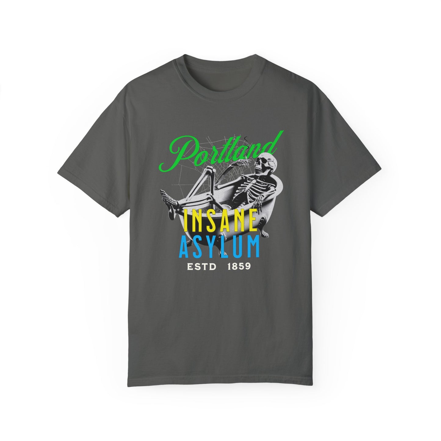 Portland Insane Asylum Unisex T-shirt - Vintage Portland Oregon 1800's