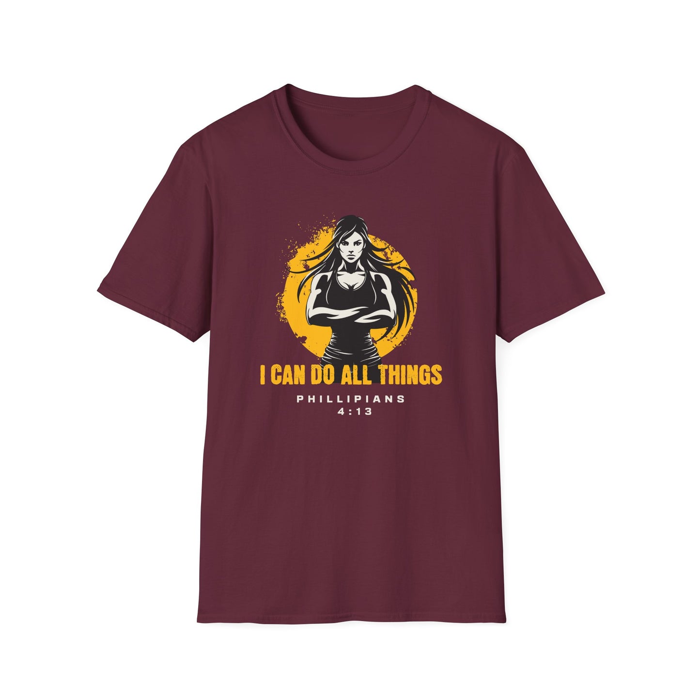 Inspirational Unisex Softstyle T-Shirt - "I Can Do All Things"