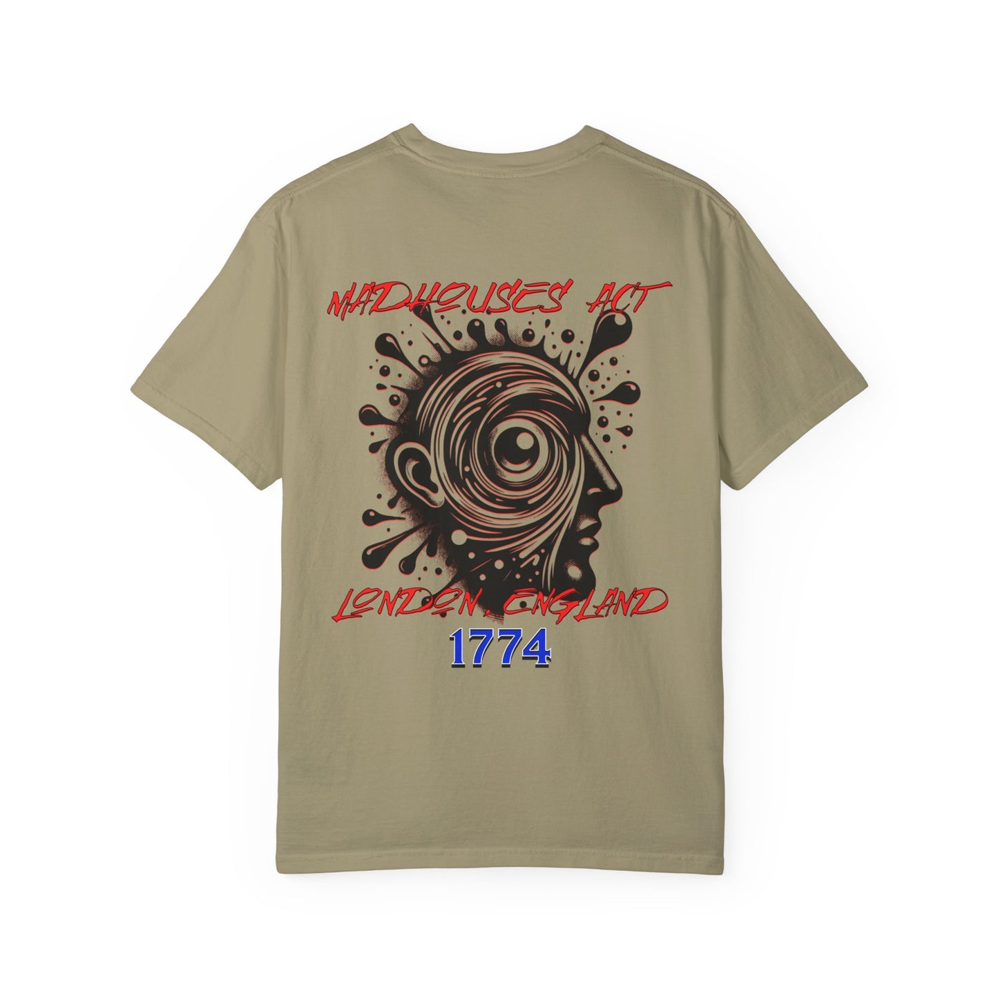 Madhouses Act History of Mental Health Unisex T-shirt- Printed on Back