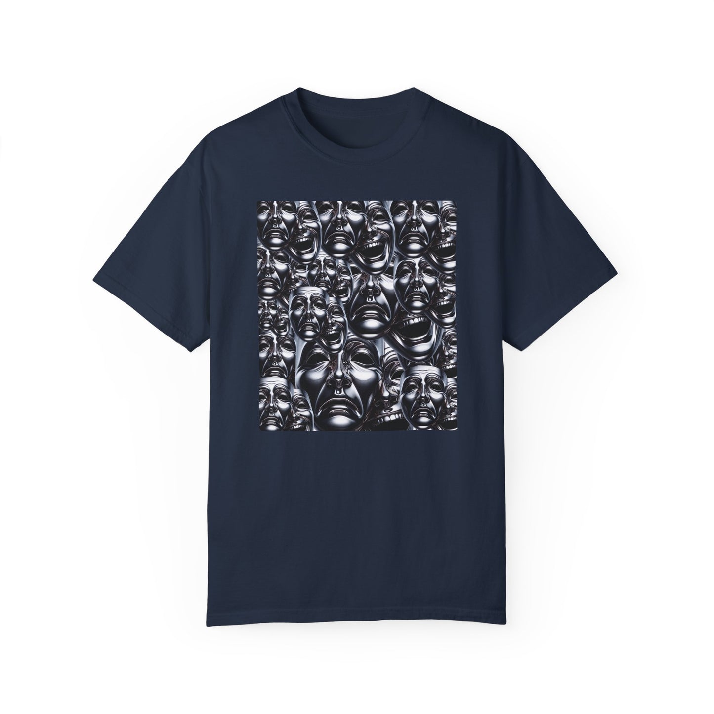 Comedy/Tragedy Faces for Mental Health Awareness Unisex T-shirt