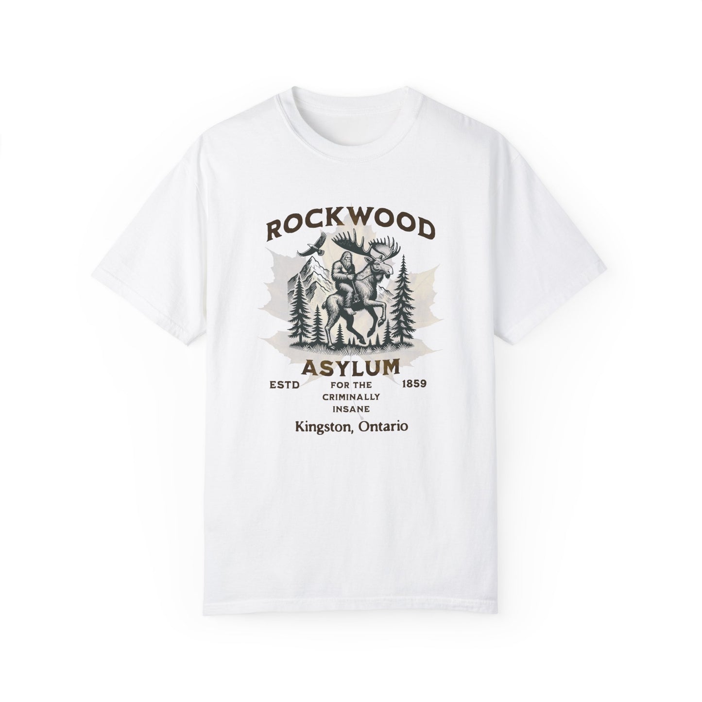 Vintage Canadian Insane Asylum Unisex T-shirt - Rockwood Insane Asylum Canada Mental Health History