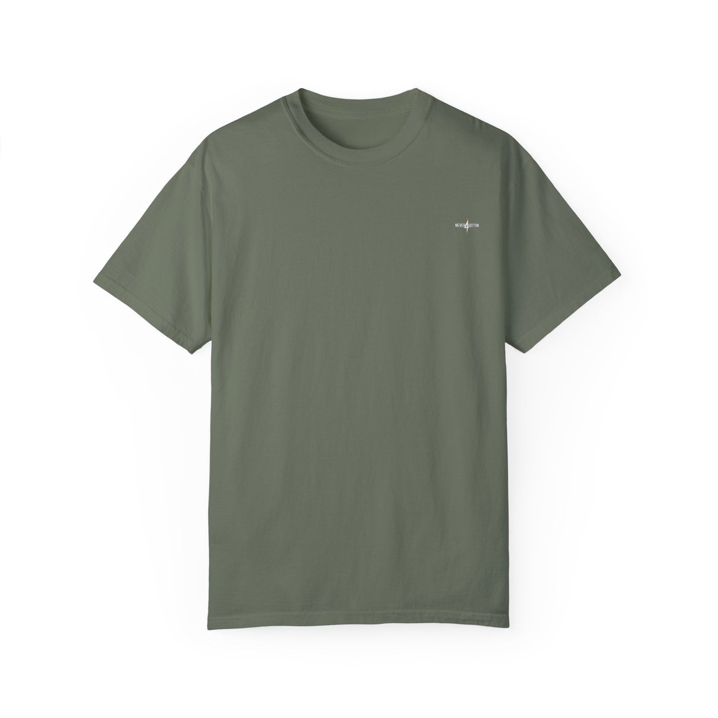 Unseen Wars Unisex Garment-Dyed T-Shirt - Combat Fatigue Awareness Tee Printed on Back