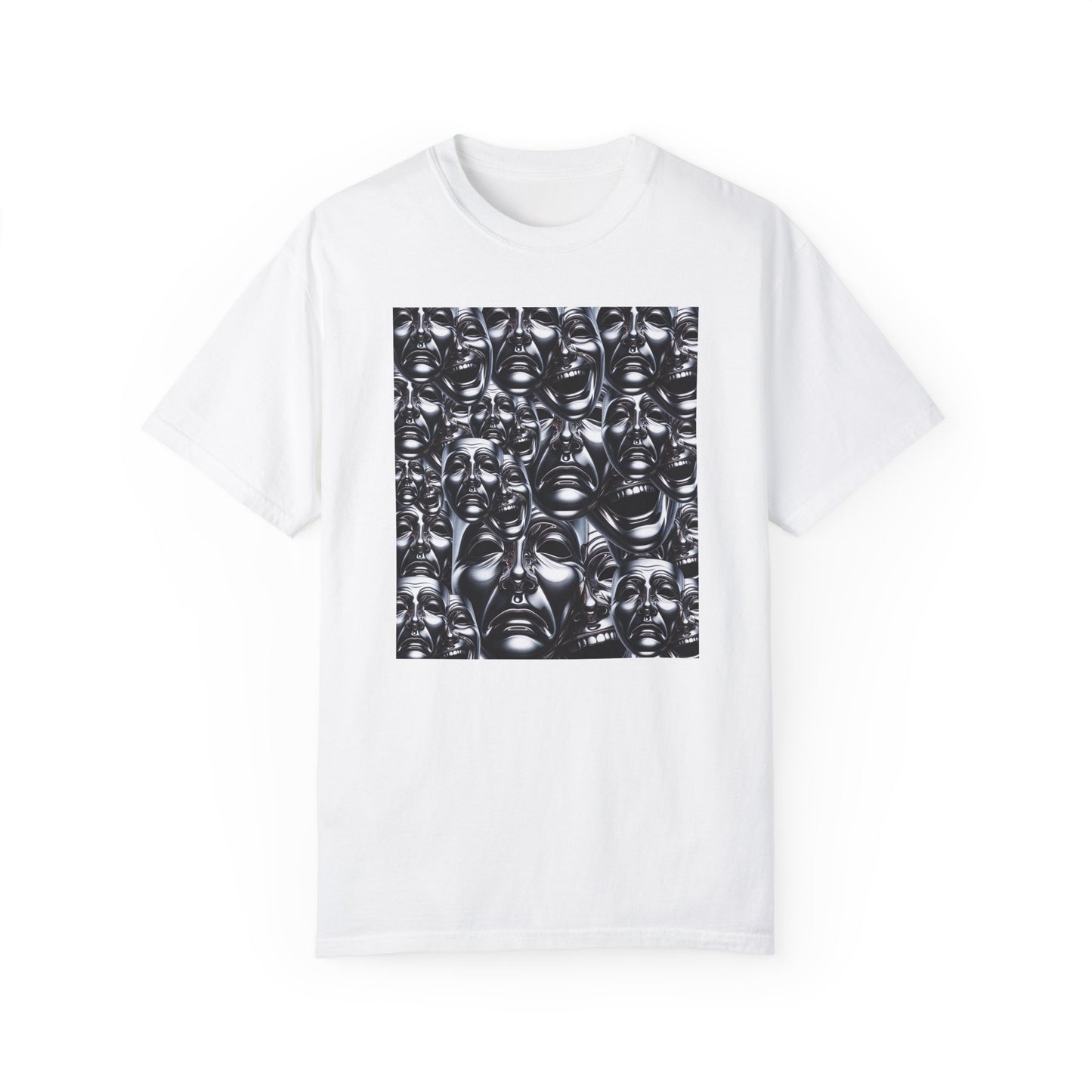 Comedy/Tragedy Faces for Mental Health Awareness Unisex T-shirt