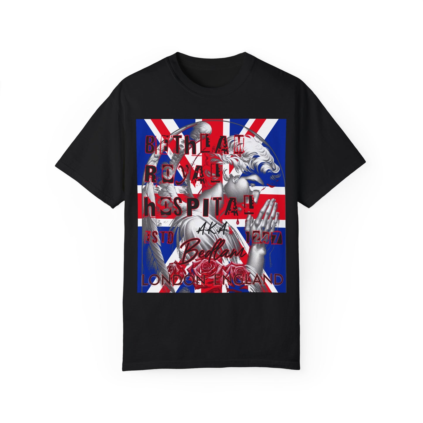 Bethlam Royal Hospital Unisex Garment-Dyed T-shirt