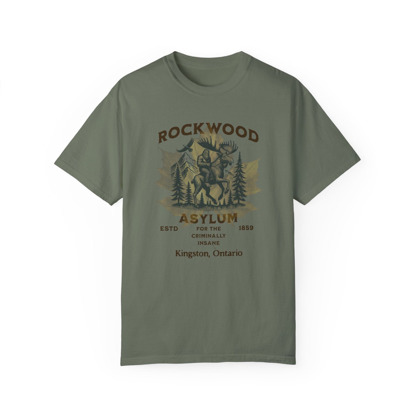 Vintage Canadian Insane Asylum Unisex T-shirt - Rockwood Insane Asylum Canada Mental Health History