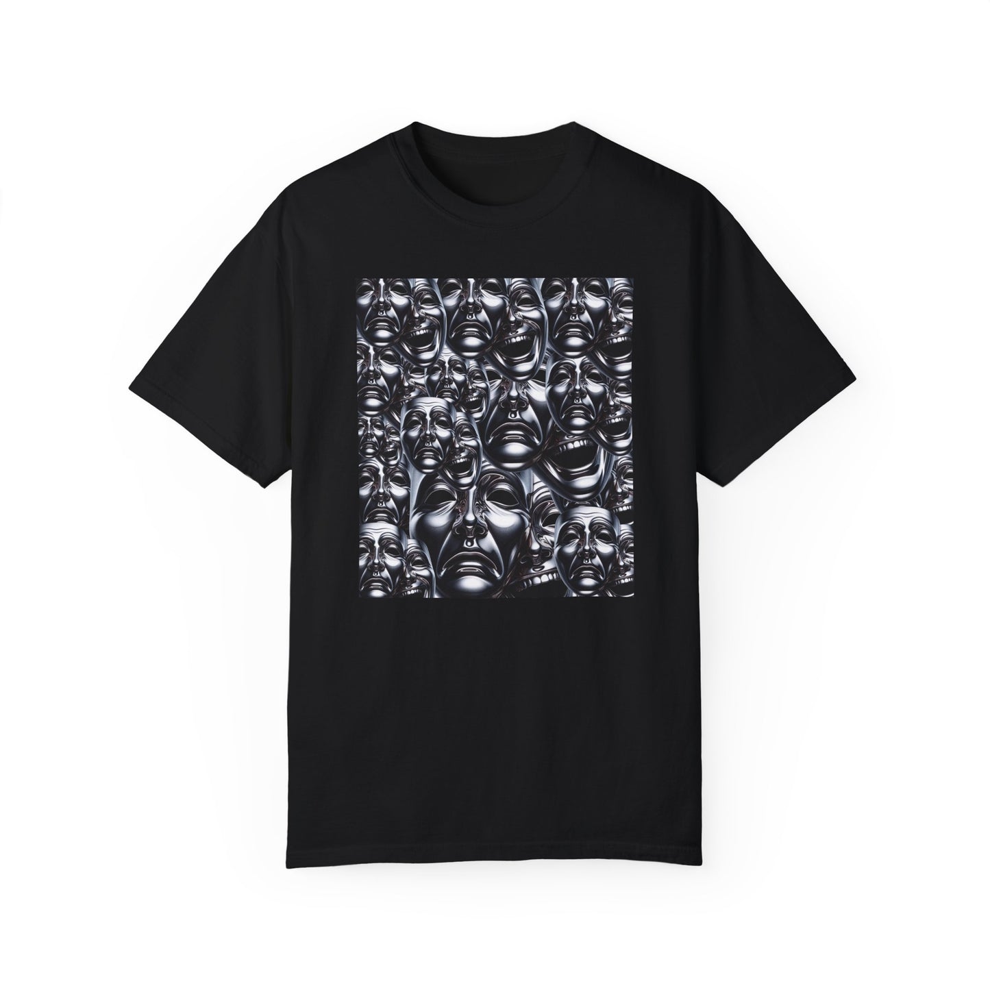 Comedy/Tragedy Faces for Mental Health Awareness Unisex T-shirt