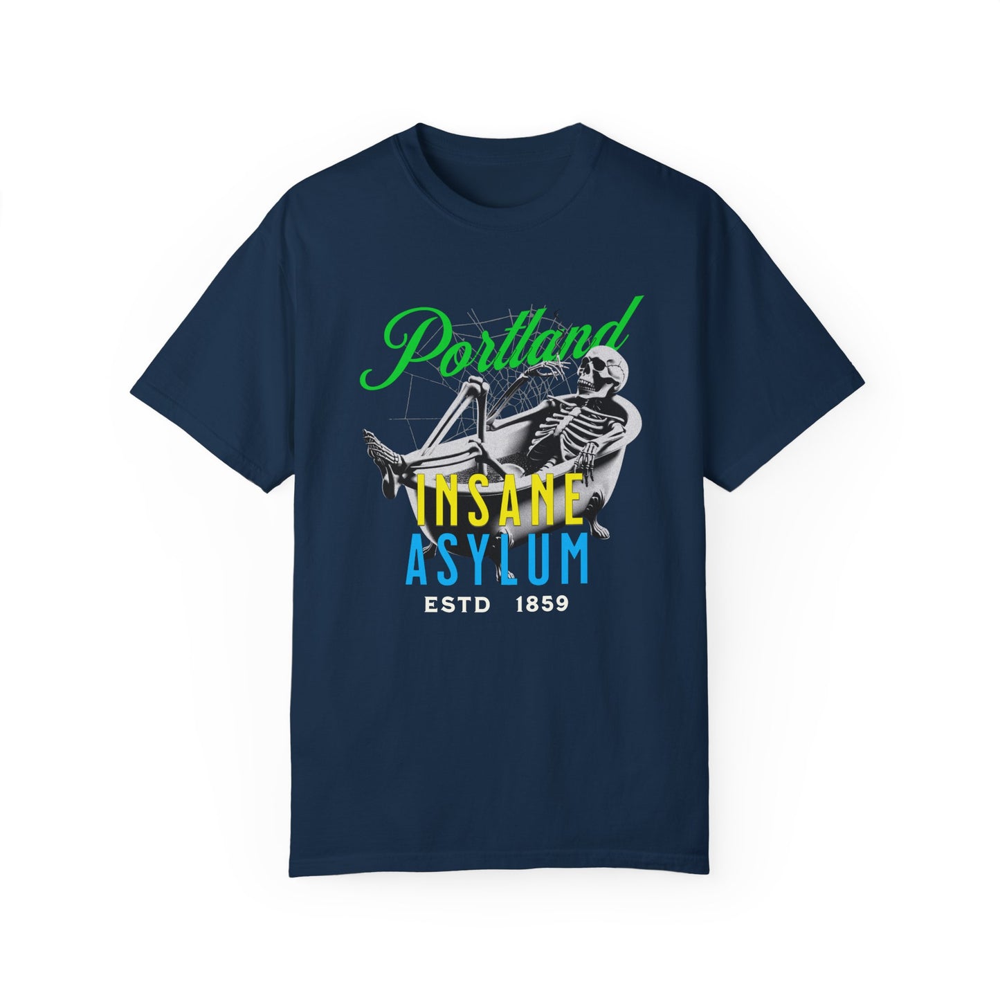 Portland Insane Asylum Unisex T-shirt - Vintage Portland Oregon 1800's