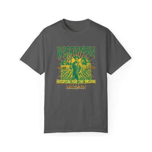 Wisconsin Insane Asylum Mental Health Awareness Tee - Vintage T-shirt