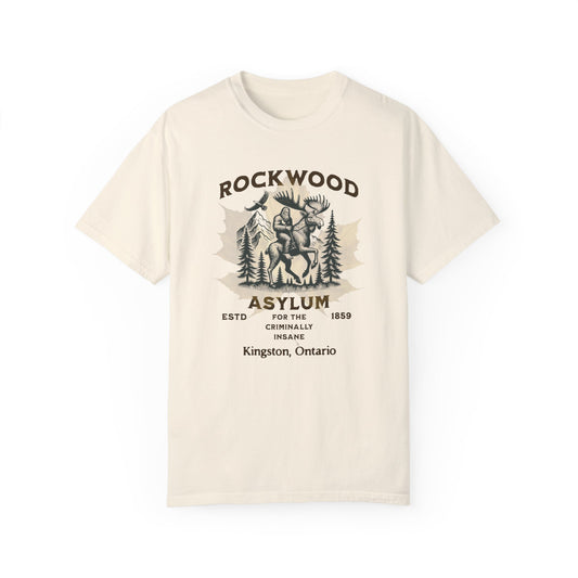 Vintage Canadian Insane Asylum Unisex T-shirt - Rockwood Insane Asylum Canada Mental Health History