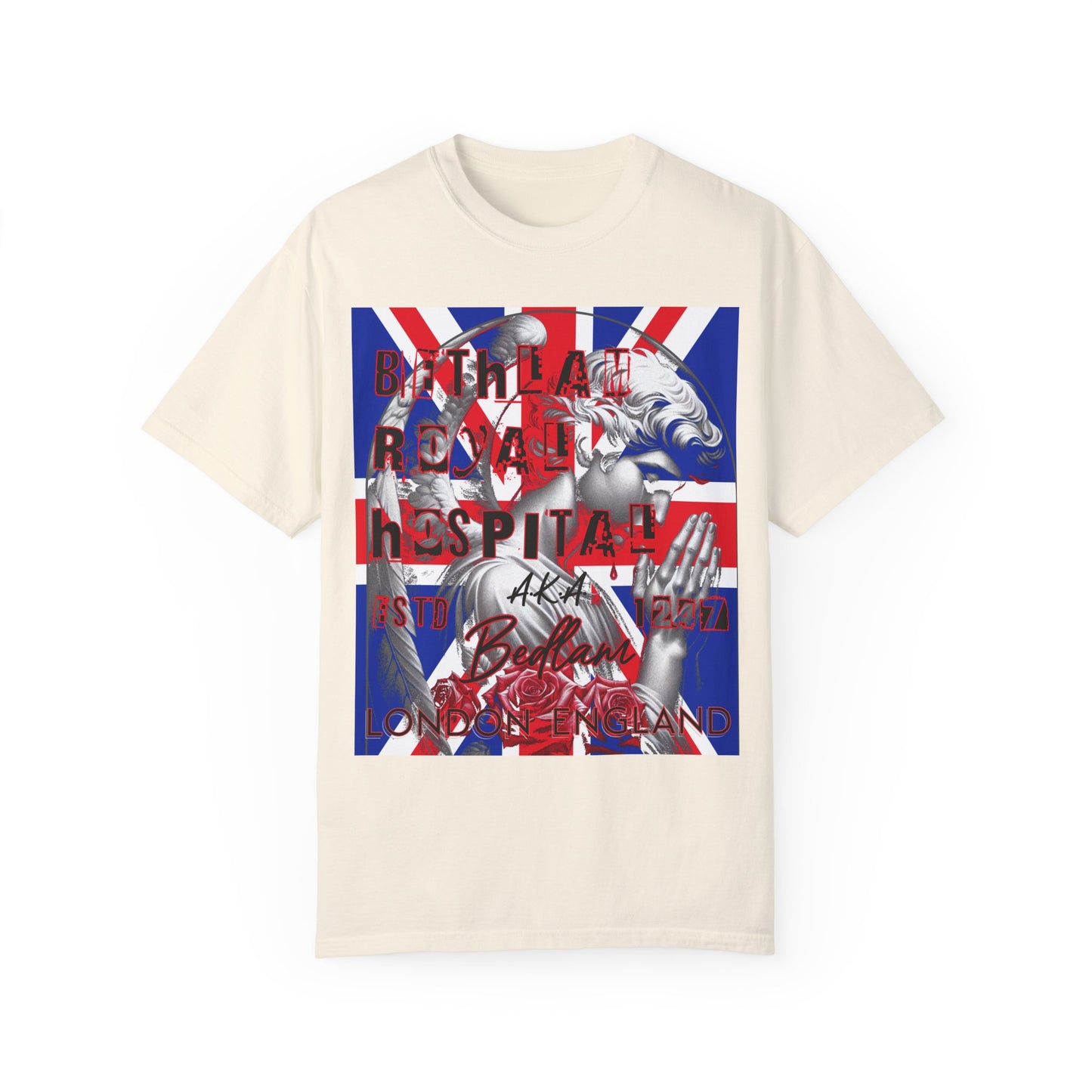 Bethlam Royal Hospital Unisex Garment-Dyed T-shirt