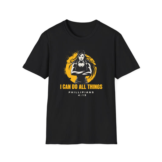 Inspirational Unisex Softstyle T-Shirt - "I Can Do All Things"