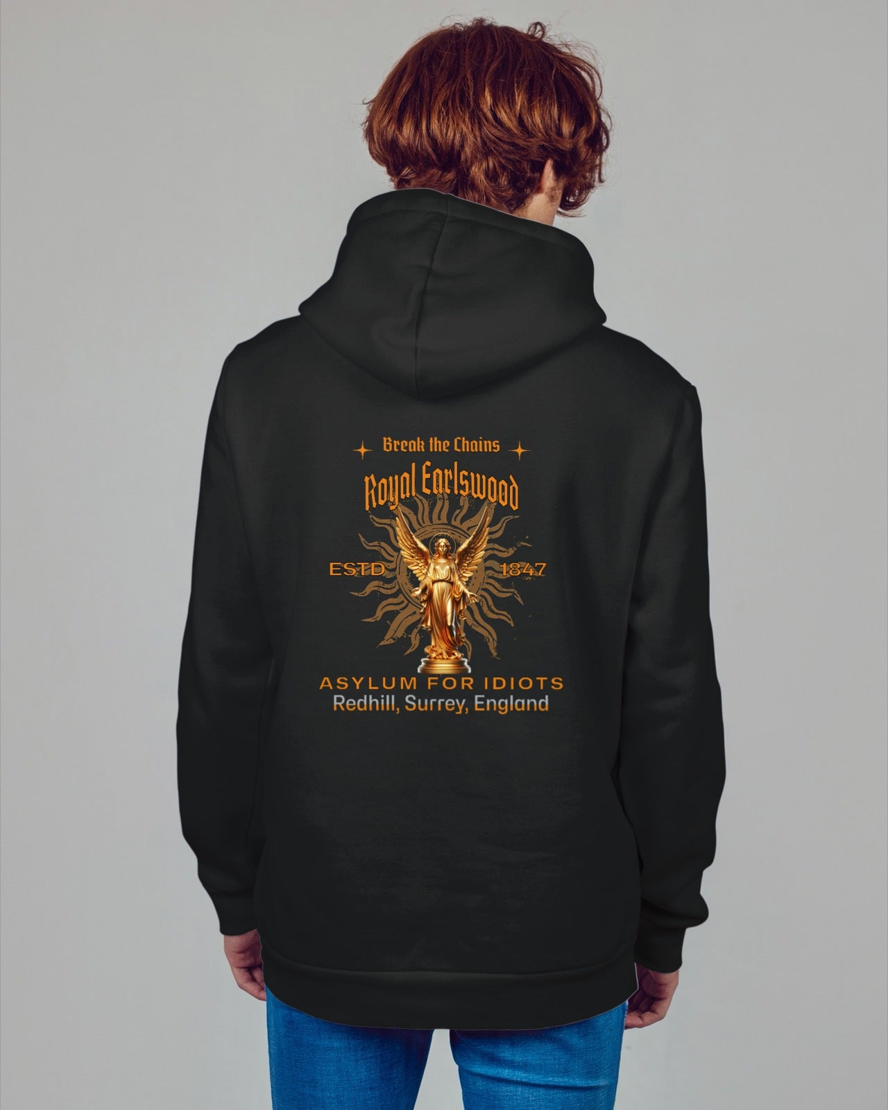 Asylum for Idiots England History Mental Health Awareness Hoodie
