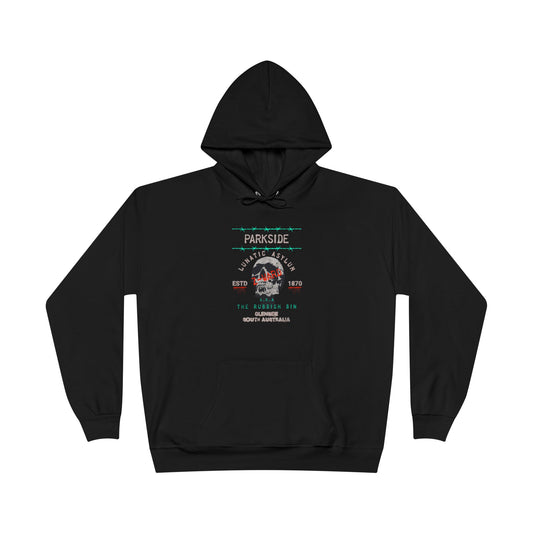 Parkside Lunatic Asylum Hoodie - Printed on Front - Unisex Hoodie for Comfort & Style