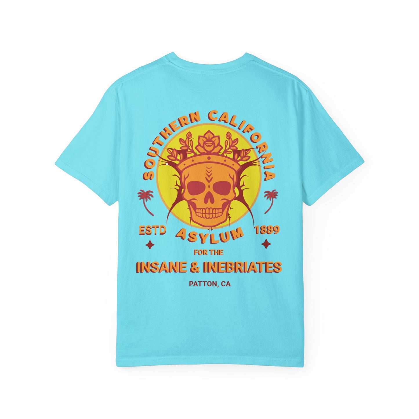 Southern California Asylum Mental Health Awareness T-shirt Printed on Back