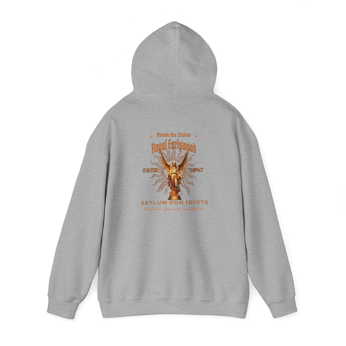 Asylum for Idiots England History Mental Health Awareness Hoodie